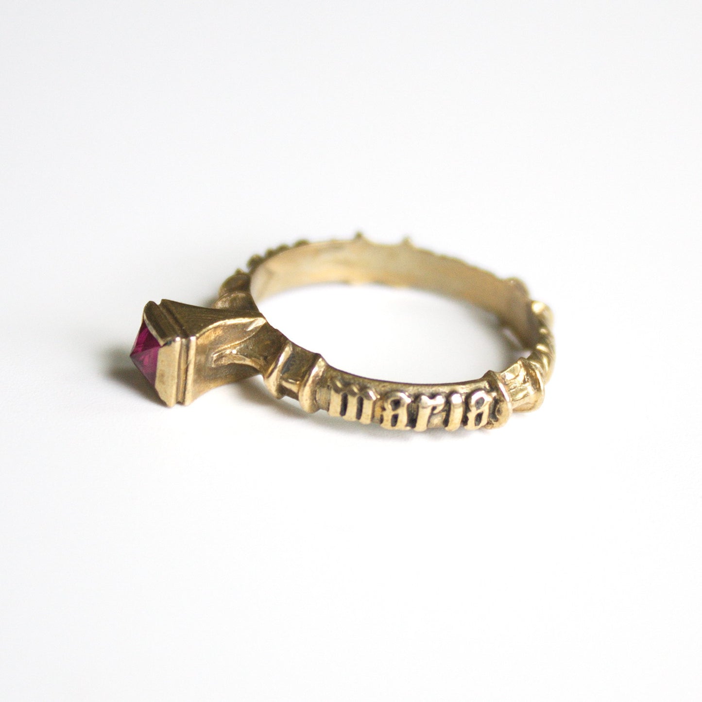 Medieval Ruby Ring Circa 1400