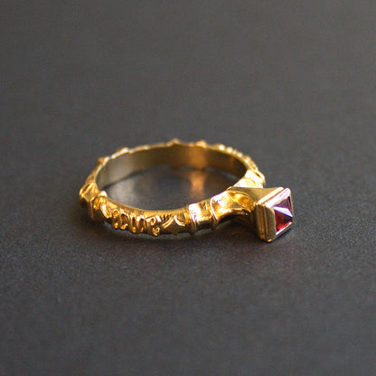 Medieval Ruby Ring Circa 1400