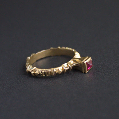 Medieval Ruby Ring Circa 1400