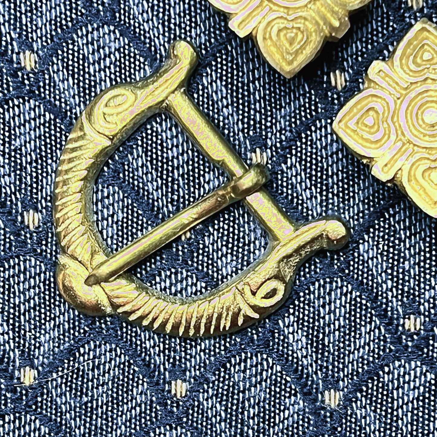 Ensemble de raccords de ceinture médiévale – Boucle d’animal viking et supports carrés – Ensemble de ceinture de vacances