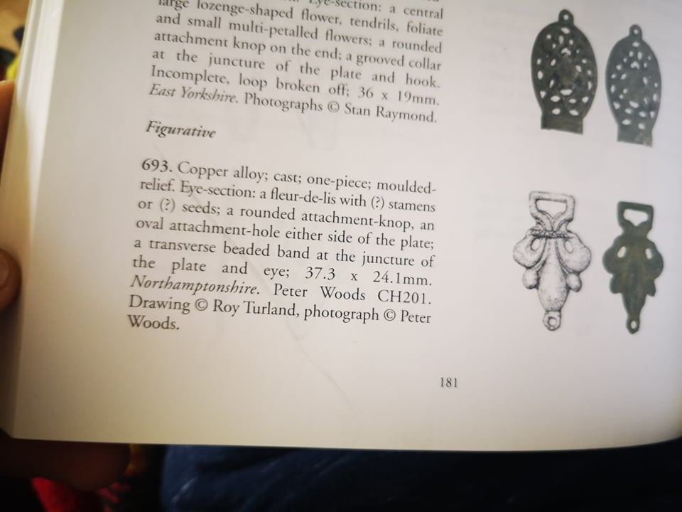 Fleur-de-Lys Clasp Replica from 15th Century England