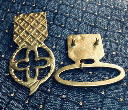 Medieval Buckle and strap-end set - 2 pieces