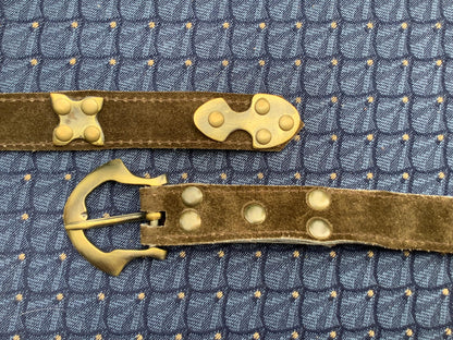 Ceinture Médiévale - Plaques Carrées avec Rivets