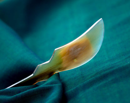 Medieval Horn Spoon, Knife and Fork Set