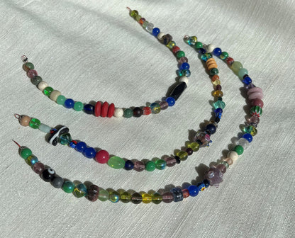 Ensemble broche et collier de perles pour femme viking (fabriqué par Leia)